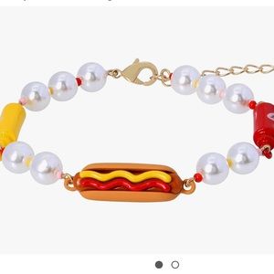 Betsey Johnson Small Hot Dog Bracelet